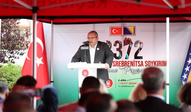Srebrenitsa şehitleri Keçiören’de anılacak