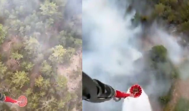 Konya’daki orman yangınına müdahale devam ediyor
