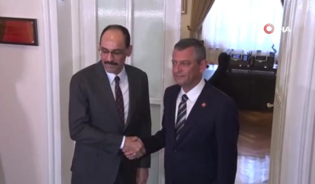 MİT Başkanı Kalın, Özgür Özel’i ziyaret etti