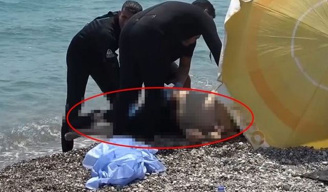 Plajda cansız beden bulundu: Yüzmeye devam ettiler