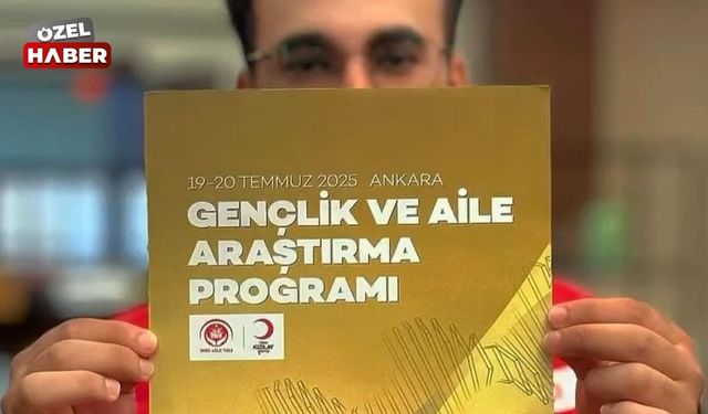 Polatlı Genç Kızılay gönüllülerinden Gençlik ve Aile Araştırma Programı'na katkı