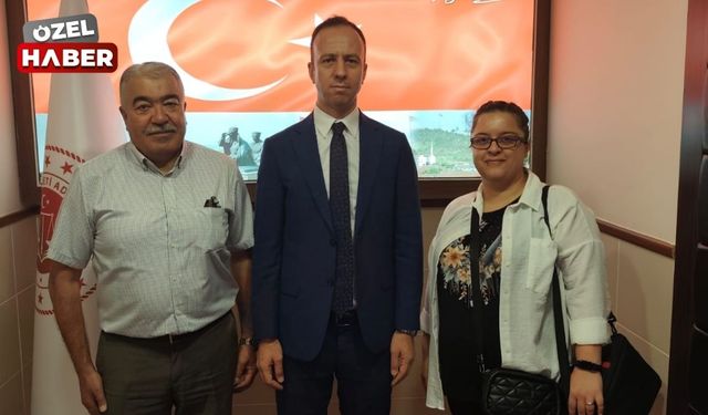 Polatlı Postası, Başsavcı Sarıdere’yi makamında ziyaret etti