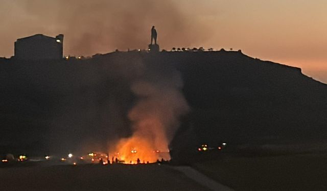 Polatlı’da korkutan yangın: Ekipler hızla müdahale etti