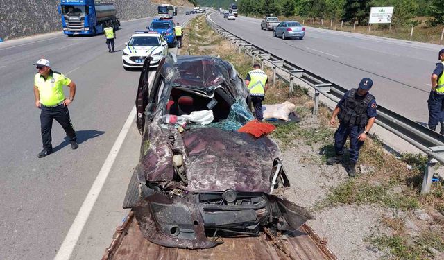 Samsun’da feci kaza: 1 ölü, 3 yaralı
