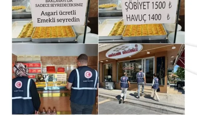 Tatlı tezgahı görseline bakanlık incelemesi!