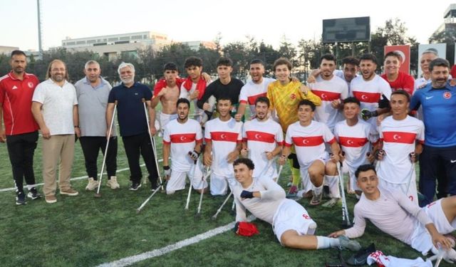 U23 Ampute Futbol Milli Takımımızdan anlamlı zafer