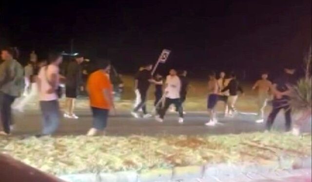 'Yan baktın' kavgasında polis memuru yaralandı!