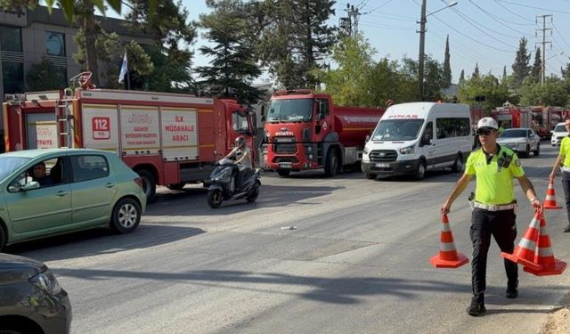 Tekstil fabrikasında çıkan yangın söndürüldü