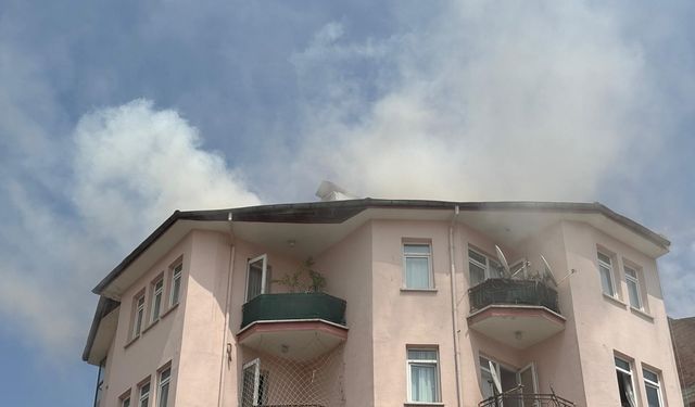 Akyurt’ta baca yangını!