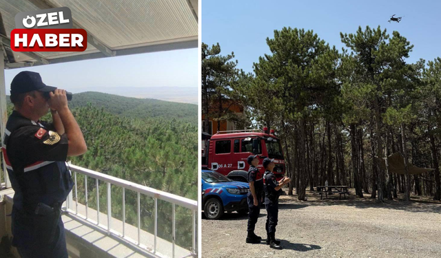 Bala’da orman yangınlarına karşı sıkı tedbir