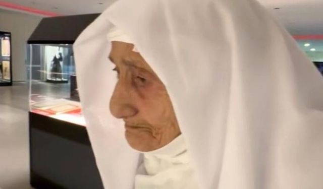 92 yaşındaki Erzurumlu Şefika teyzenin vatan aşkı yürek ısıttı