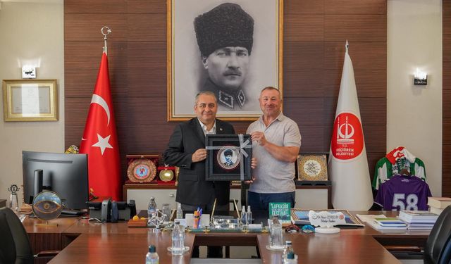 Karakeçililer Derneği’nden, Keçiören Belediye Başkanı Özarslan'a ziyaret