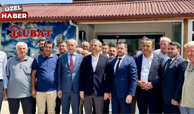 Özgür Özel’in Kahramankazan’daki muhtarlarla buluşması dolu dolu geçti