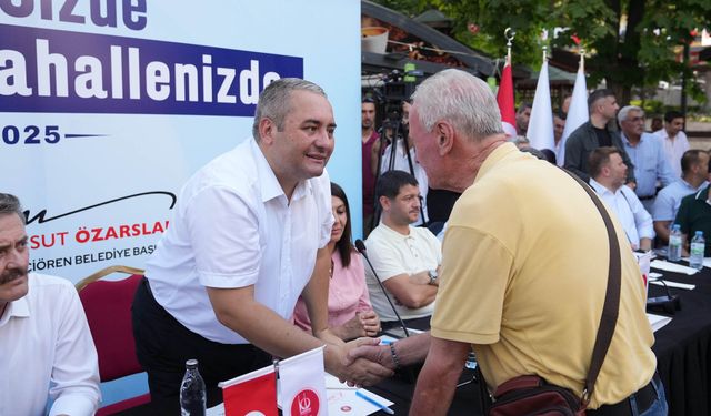 Keçiören'de, mahalle buluşmaları devam ediyor