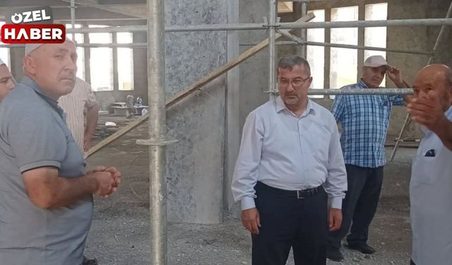 Ömürdede Camii ve Gençlik Merkezi’nde incelemelerde bulunuldu