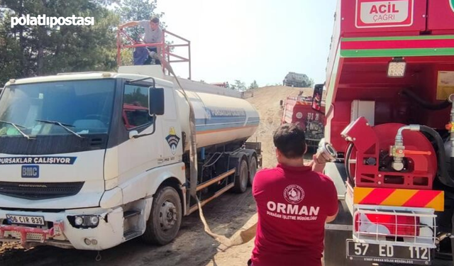 Pursaklar Belediyesi'nden Karabük'e kardeşlik köprüsü: Yangınlarla mücadele desteği