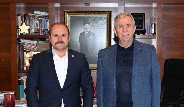 Sincan Şoförler Odası Başkanı Yalçın’dan Mansur Yavaş’a ziyaret