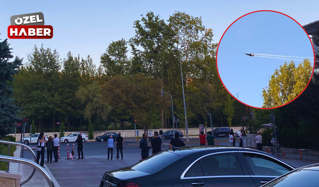 SOLOTÜRK'ün başkentteki prova uçuşu nefes kesti