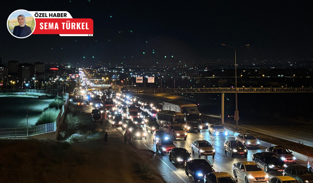 ABB’nin köprülü kavşak çalışması Yenikent trafiğini felç etti!