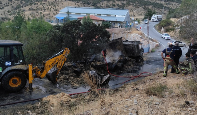 Ankara'da yangın paniği! Aynı tırda peş peşe yangın çıktı