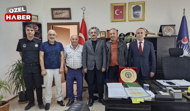 Bağlumlular Derneğinden Zabıta Müdürü Kaya’ya hayırlı olsun ziyareti