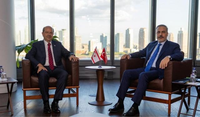 Bakan Fidan ile KKTC Cumhurbaşkanı Tatar görüştü