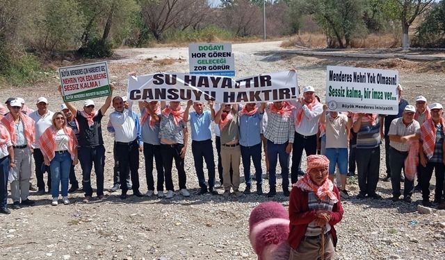 852 yıllık geleneğe su engeli: Vatandaşlardan pankartlı çağrı