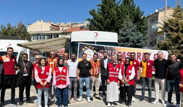 Galatasaray taraftarlarından rekor kan bağışı
