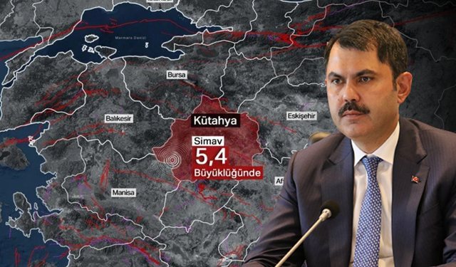 Kütahya depremi sonrası Bakan Kurum'dan açıklama!