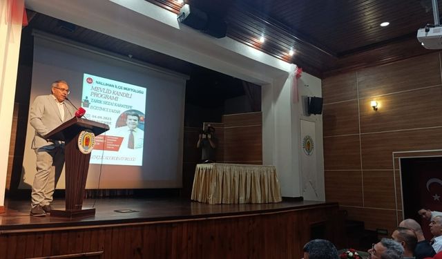 Nallıhan’da düzenlenen Mevlid-i Nebi konferansına yoğun ilgi