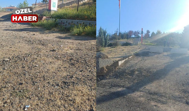 Okula giden bozuk yollar, velileri ve öğrencileri zorluyor!