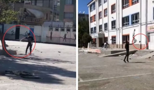 Okula çirkin saldırı: Camlar kırıldı, bahçedeki ağaç ateşe verilmek istendi