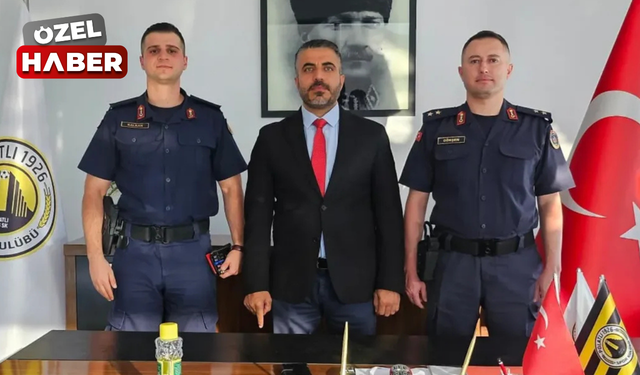Polatlı 1926 SK'ya  İlçe Jandarma Komutanları'ndan ziyaret