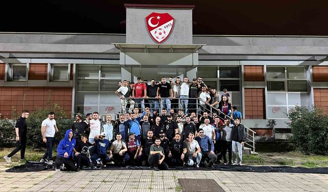 Trabzonspor taraftarlarından TFF’ye tepki