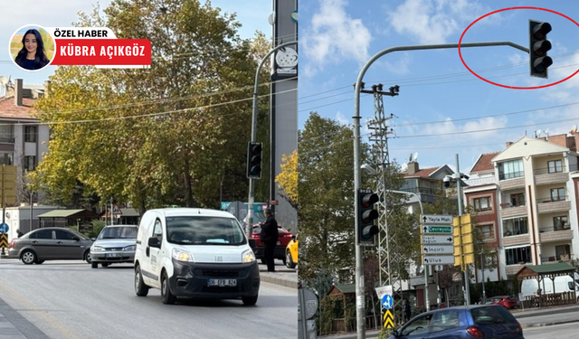 Elektrikler kesildi, trafik karıştı!