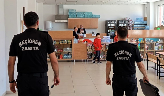 Keçiören Belediyesinden kantinlerde hijyen denetimi