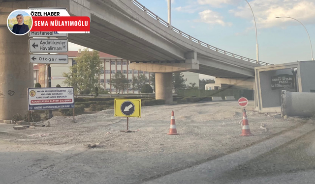 Keçiören’de bitmeyen çalışma sürücüleri isyan ettirdi