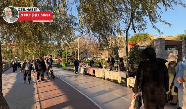 Mogan'da el emeği ürünlere ilgi yoğun