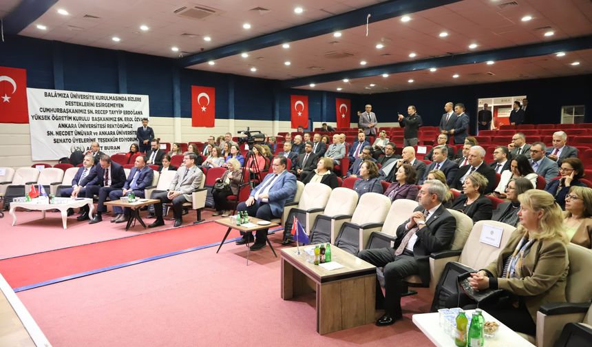 Ankara Üniversitesi 603. Senato toplantısı Bala’da yapıldı