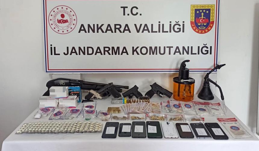 Ankara'da eş zamanlı uyuşturucu operasyonu