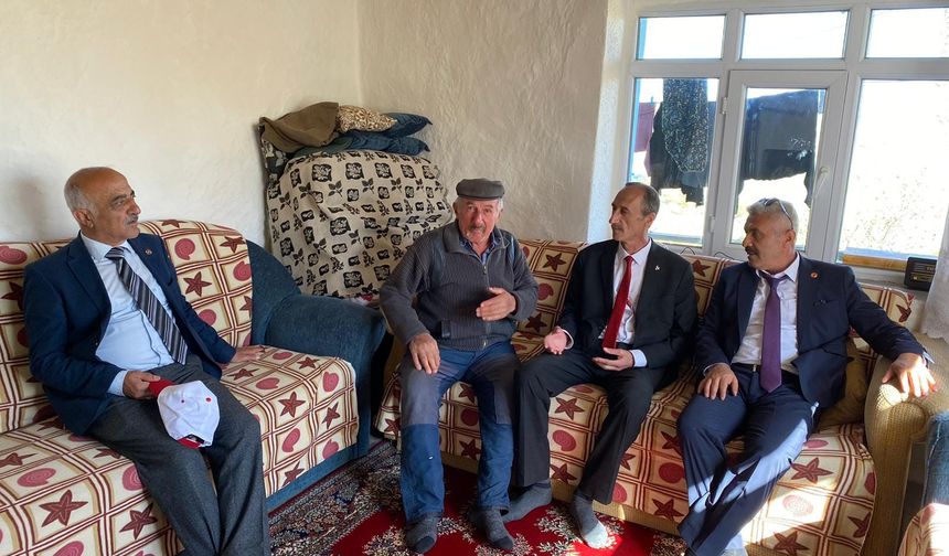 Başkan Yaman'dan köy ziyaretleri