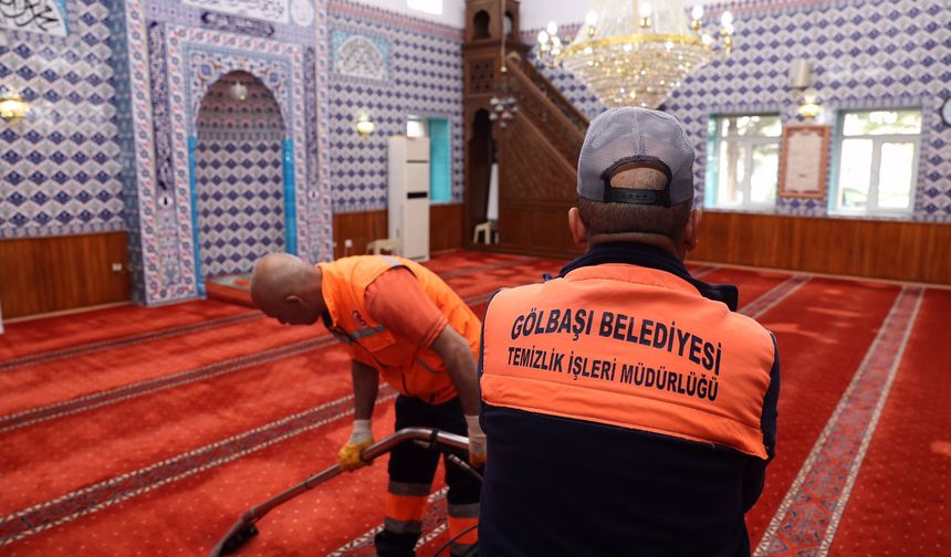 Gölbaşı Belediyesi çalışmalara devam ediyor