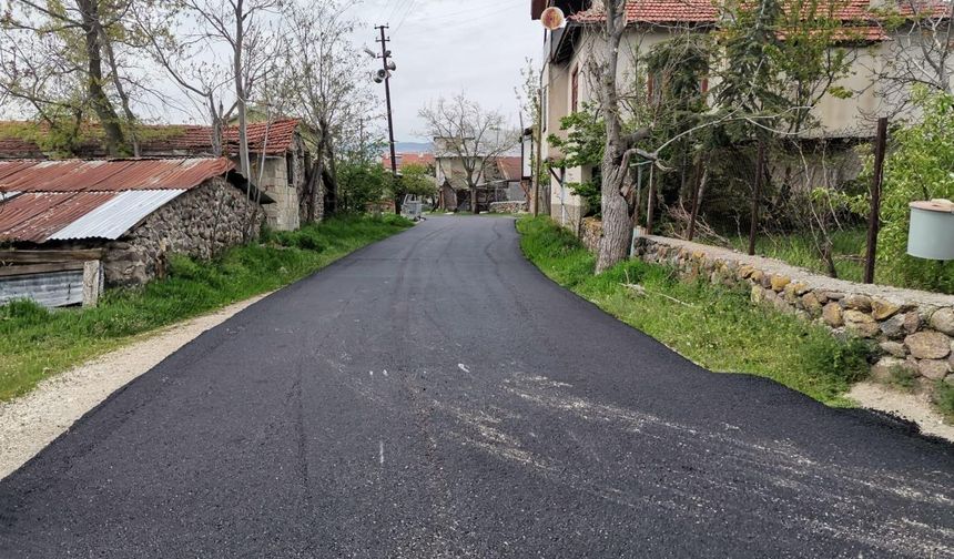 Beypazarı köylerine sıcak asfalt geldi