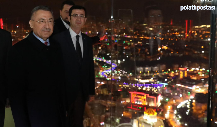 Fuat Oktay’dan Keçiören’deki Atatürk Cumhuriyet Kulesine ziyaret