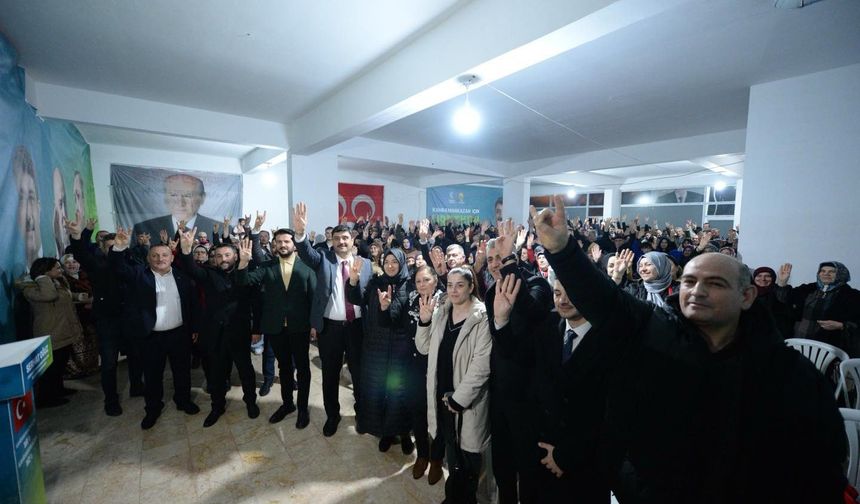 Ankara Milletvekili Kurtcan Çelebi ve Kahramankazan Kayı mahallesi seçim ofisinde buluştu