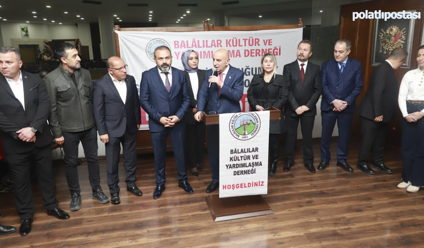 Turgut Altınok, Balâlılar Kültür ve Yardımlaşma Derneğinin geleneksel iftar programına katıldı
