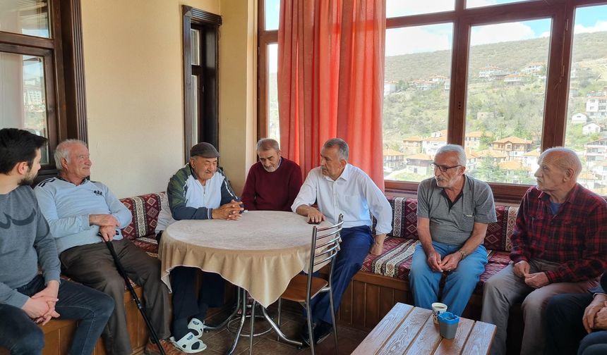Çamlıdere Belediye Başkanı Ceylan’dan Çamlıdere Kamil Bostan yaşlı ve bakım evine ziyaret