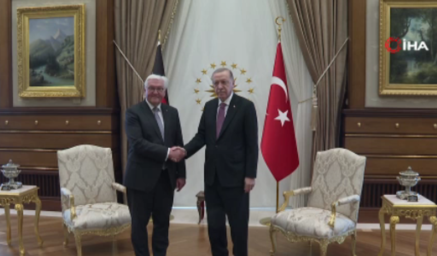 Cumhurbaşkanı Erdoğan, Almanya Cumhurbaşkanı ile görüştü