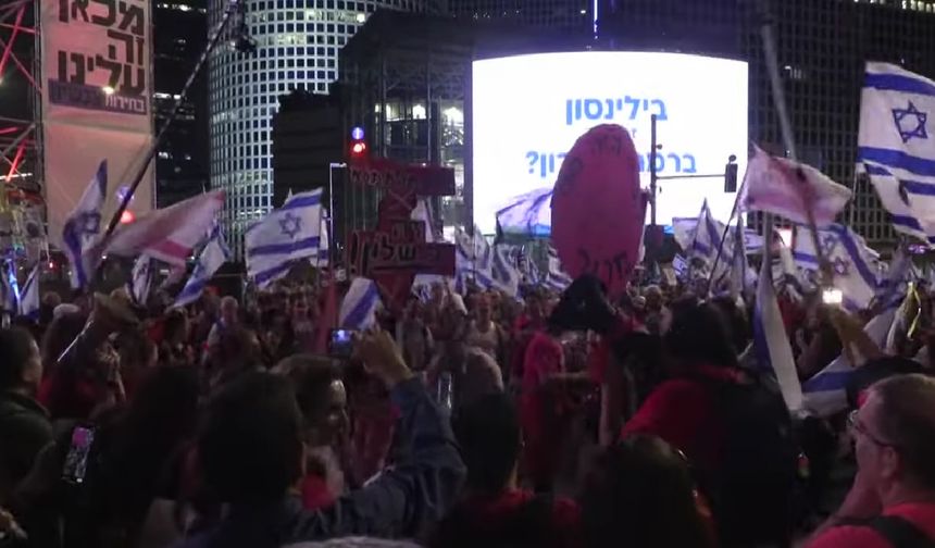 İsrail'de istifa sesleri yükseldi! Netanyahu hükümeti protesto edildi