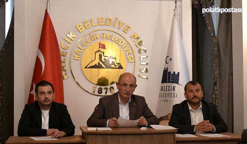 Kalecik Belediyesi, yeni dönem ilk meclis toplantısını gerçekleştirdi